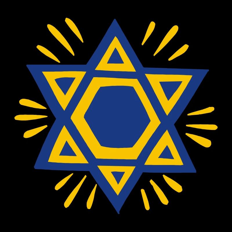 Davidstern 2farbig