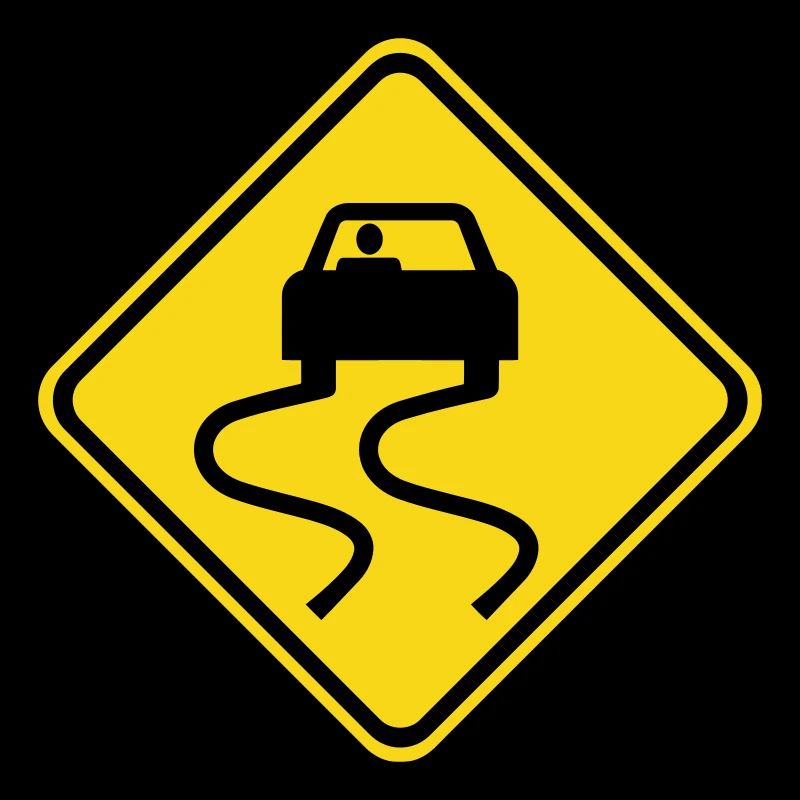 Glissant Signalisation routière