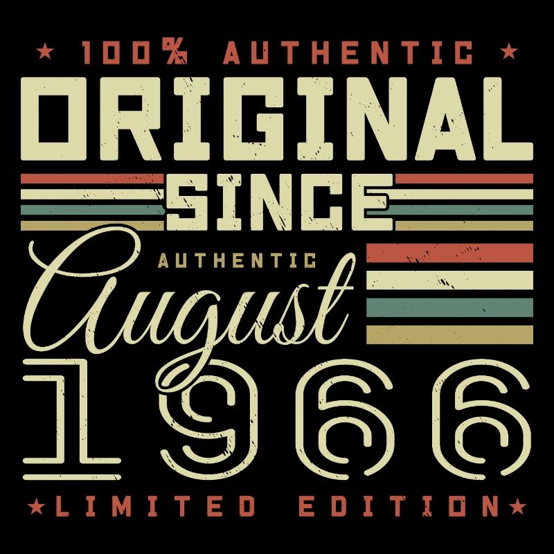Août 1966 Retro Août 1966 Août 1966 Anniversaire