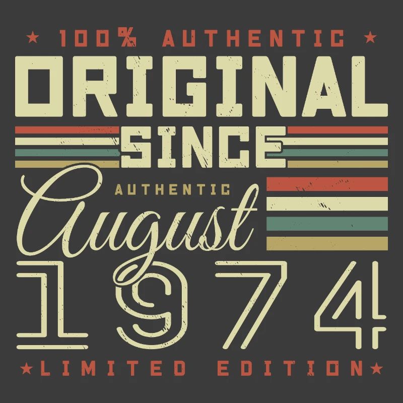 August 1974 Retro August 1974 August 1974 Anniversary