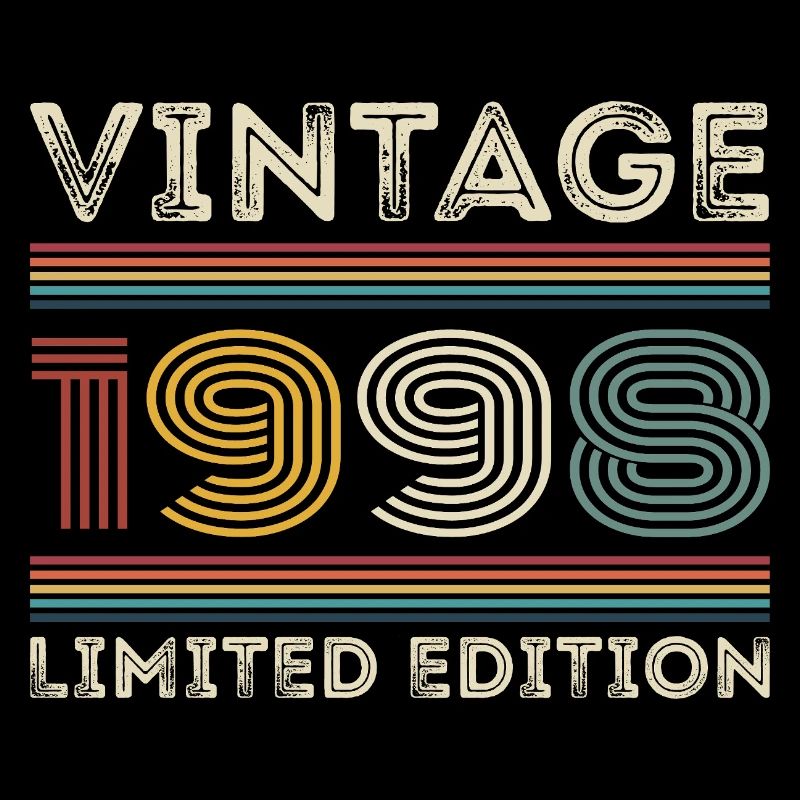 1998 Geburtstag 1998 Retro 1998 Geschenk 1998