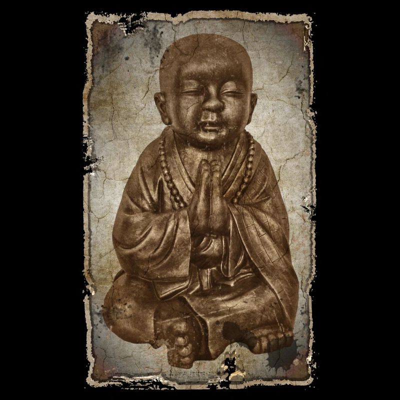 Buddhist monk - antique style