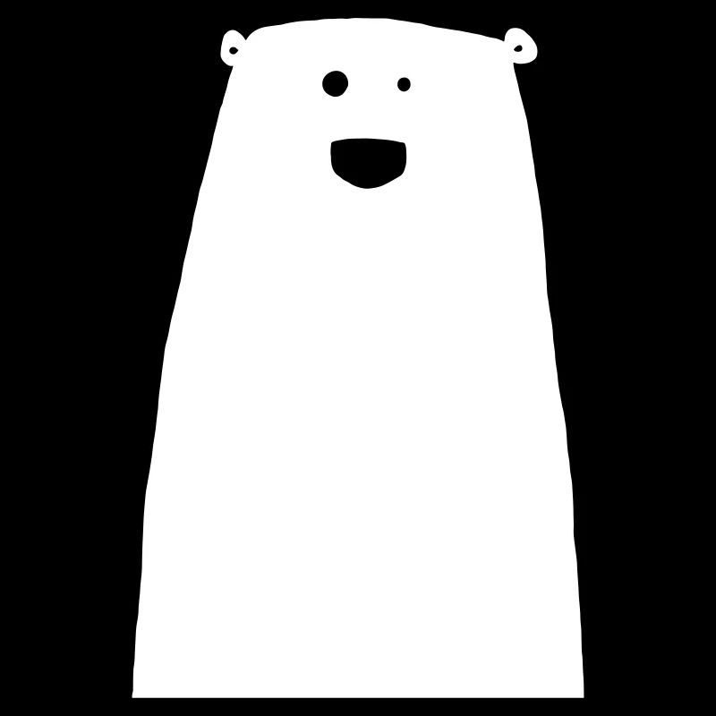 Freundliche Eisbär Zeichnung