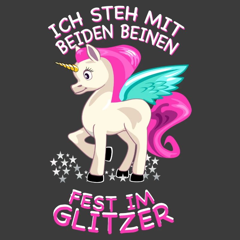 Einhorn im Glitzer - Einhörner / Geschenk