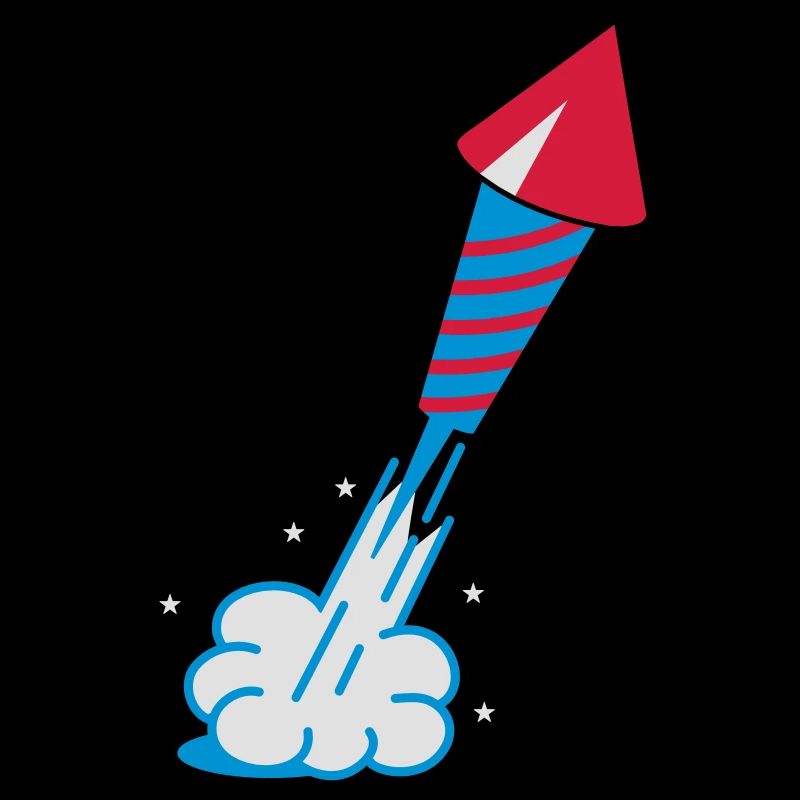 Fireworks rocket launch