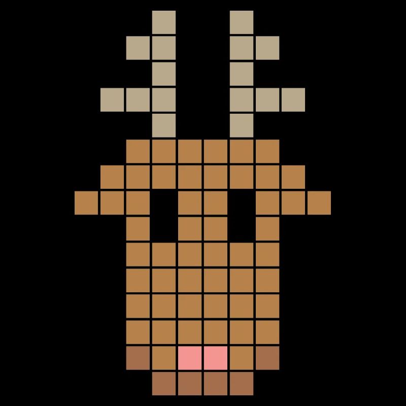 pixel reindeer