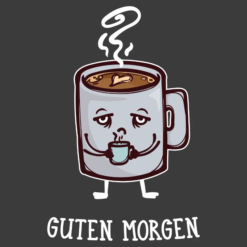 Frühstück Kaffee Koffein Statement Kaffeetrinker