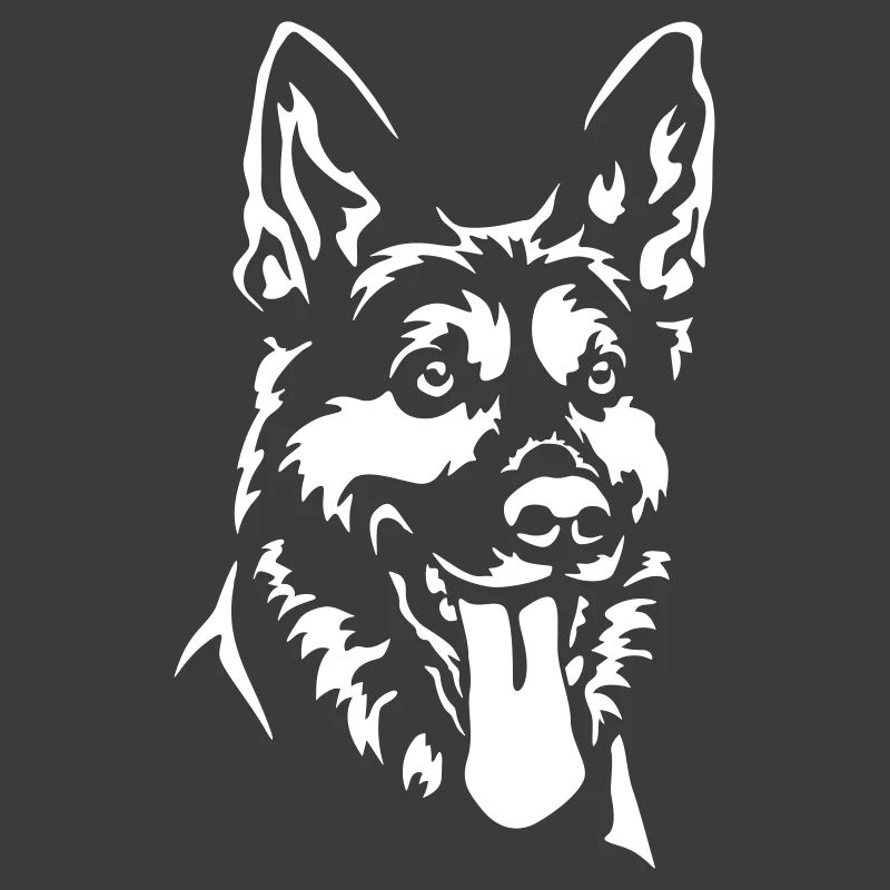 German Shepherd Head