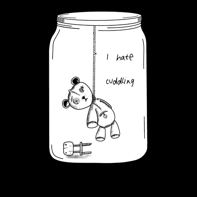 Je déteste les câlins (version BW)