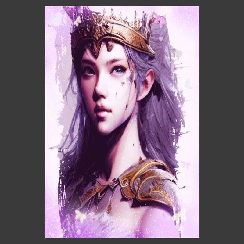 Valkyrie Amazon Warrior Fine Art Affiche
