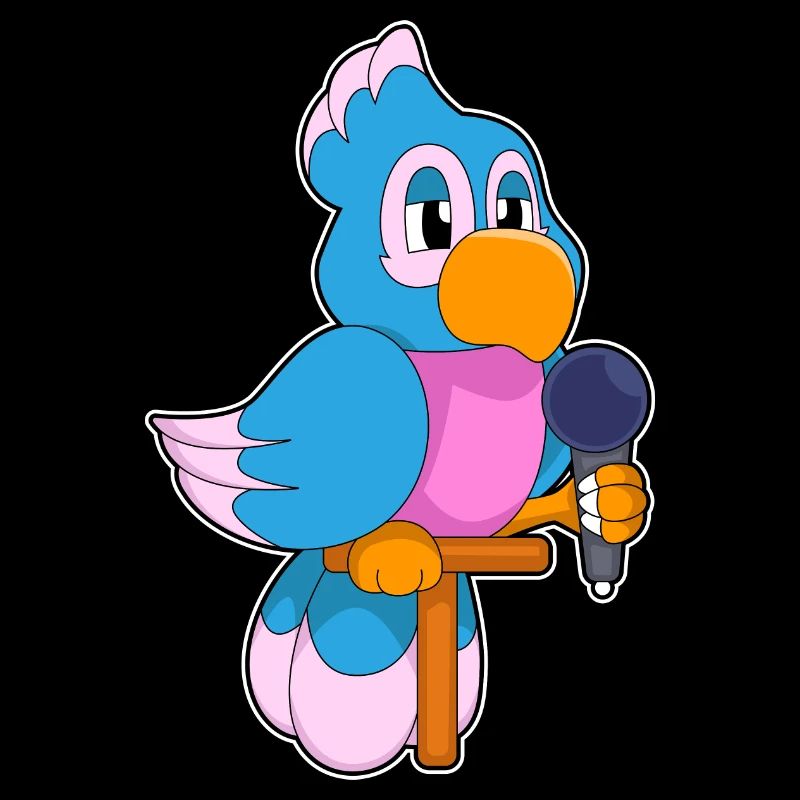Parrot Singer Microphone Chant