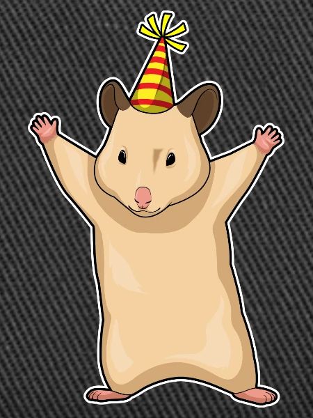 Hamster Birthday Party Hat
