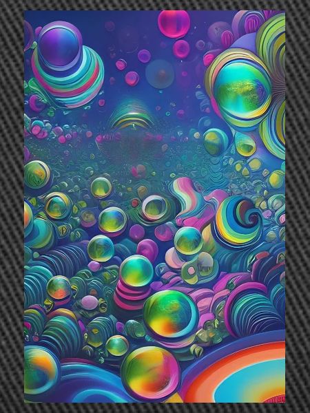 Bunte Seifenblasen