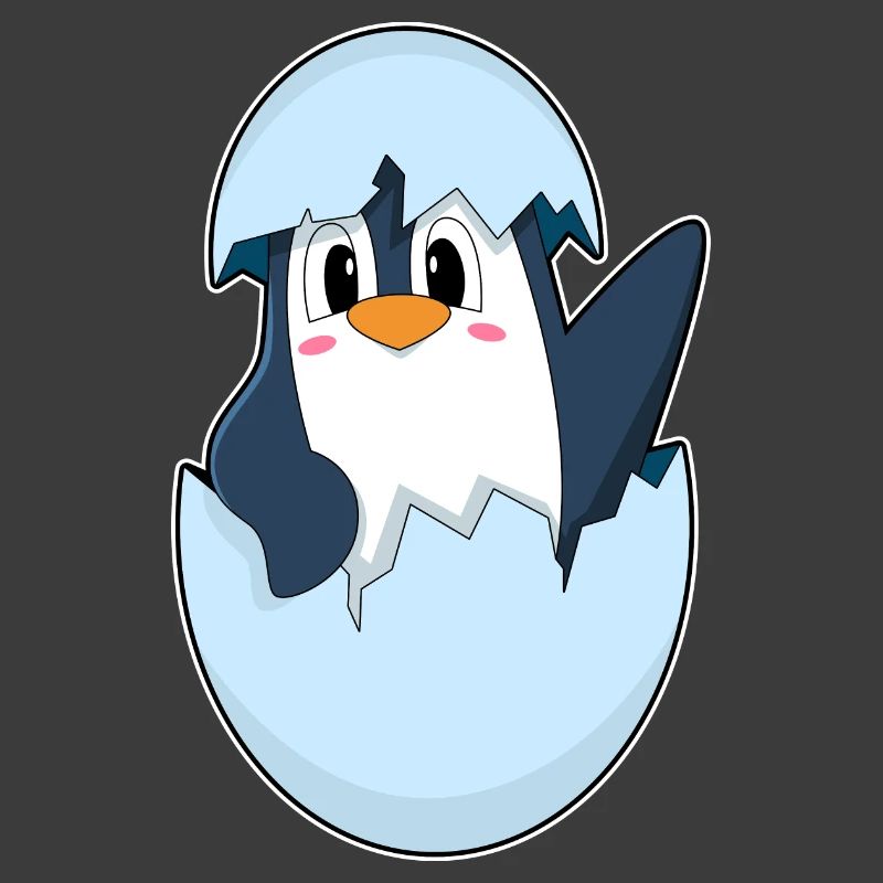Pinguin Eierschale