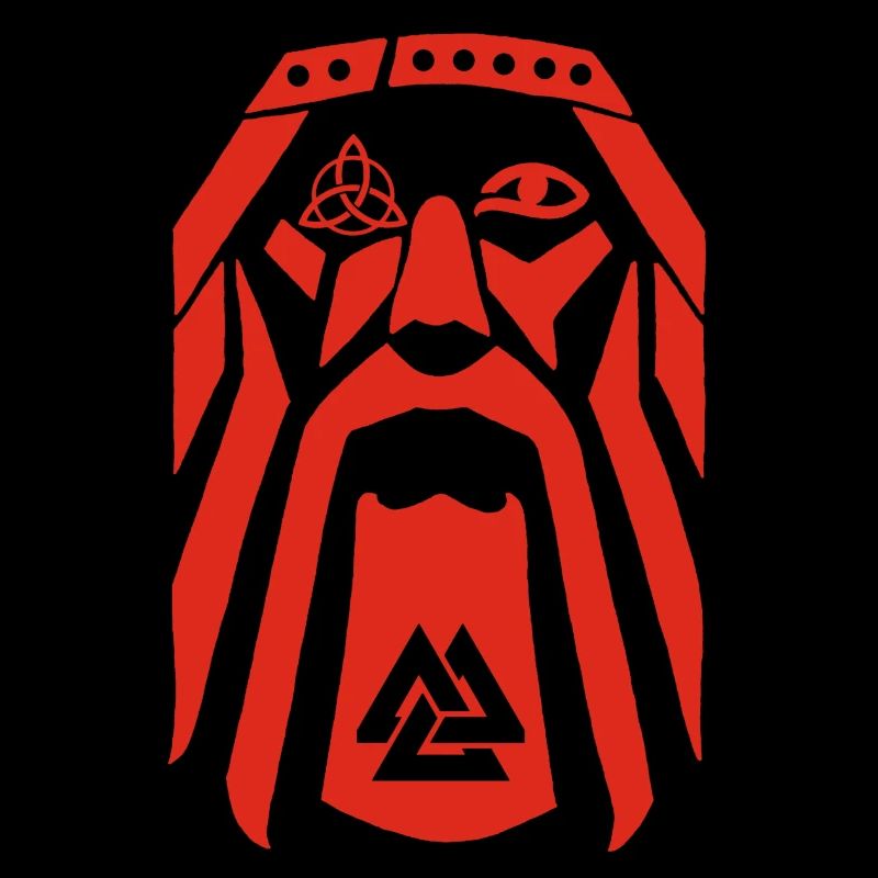 Wikingerkrieger (rot)