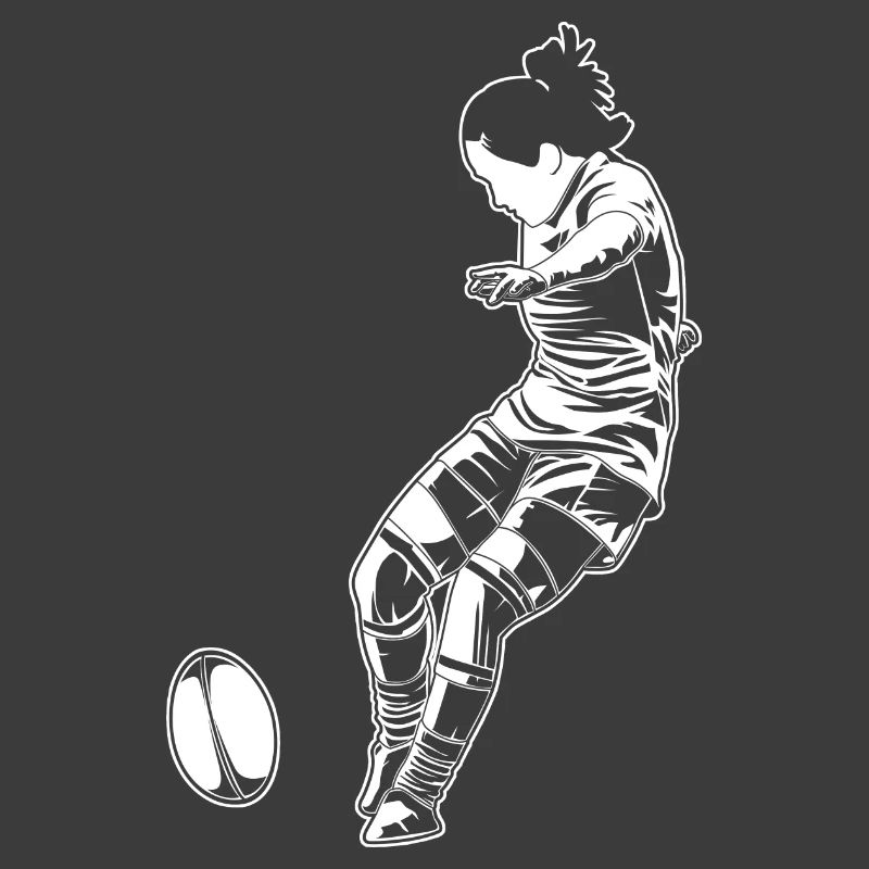 Rugbyspieler Mädchen