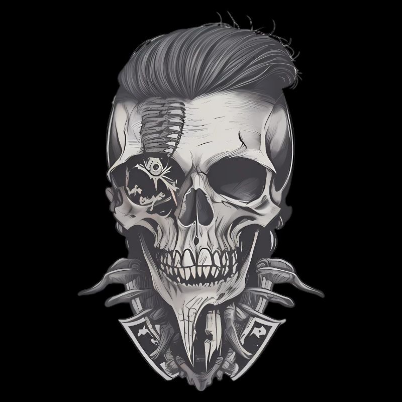 Hipster Skull
