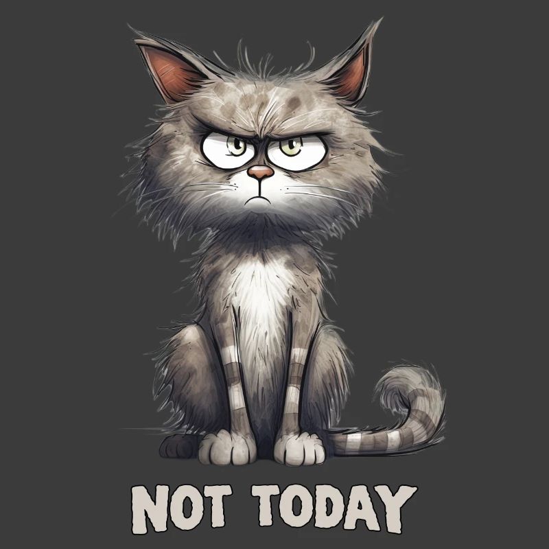 Angry Cat Cat Not Today