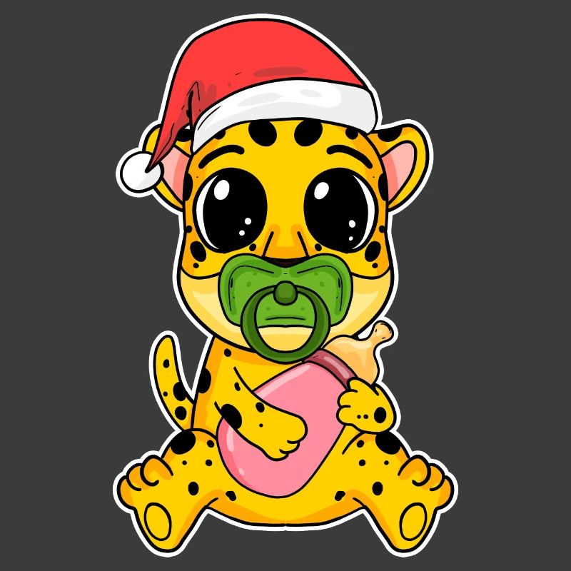Guépard bébé Noël Noël enfant en bas âge