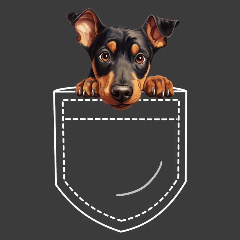 Hund Dobermann