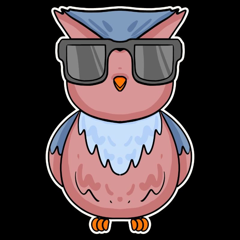 Eule mit Brille