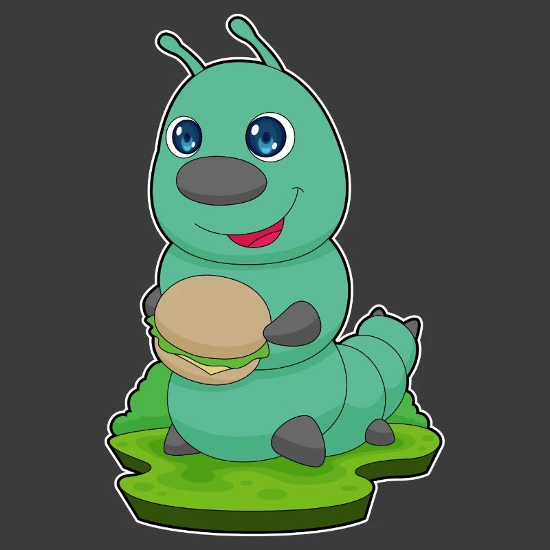Raupe Cheeseburger