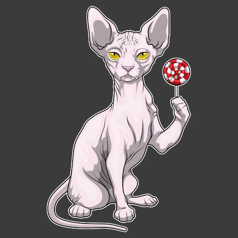 Sucette Chat Sphynx