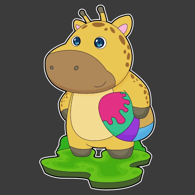 Giraffe Easter Easter Egg