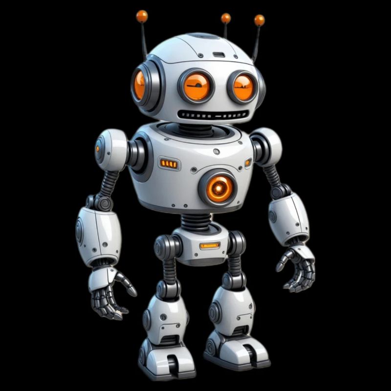 Robot de dessin animé