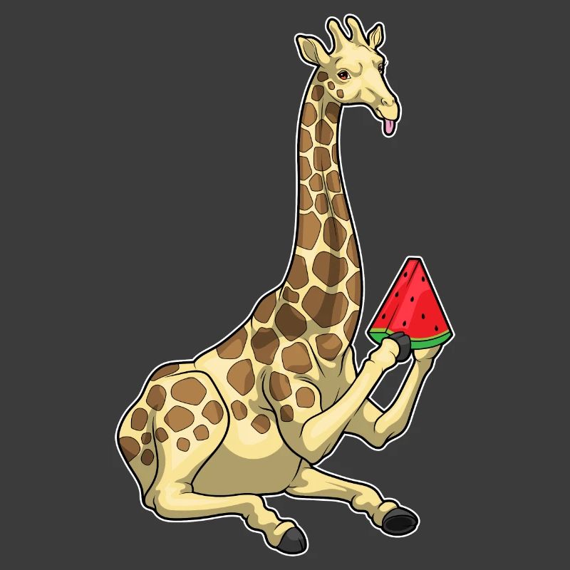 Girafe Pastèque
