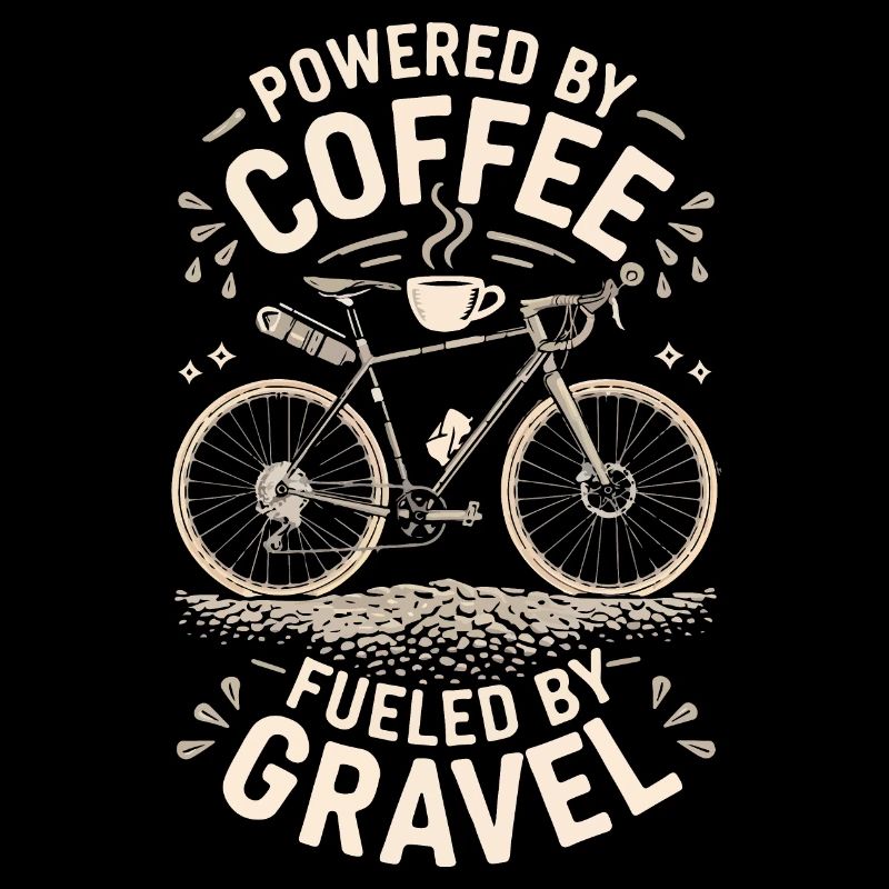 Graphique de vélo alimenté par le café