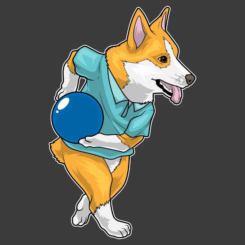 Corgi Bowling Boule de bowling