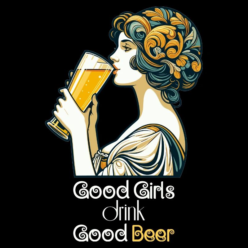 Gute Mädchen trinken gutes Bier Geschenk