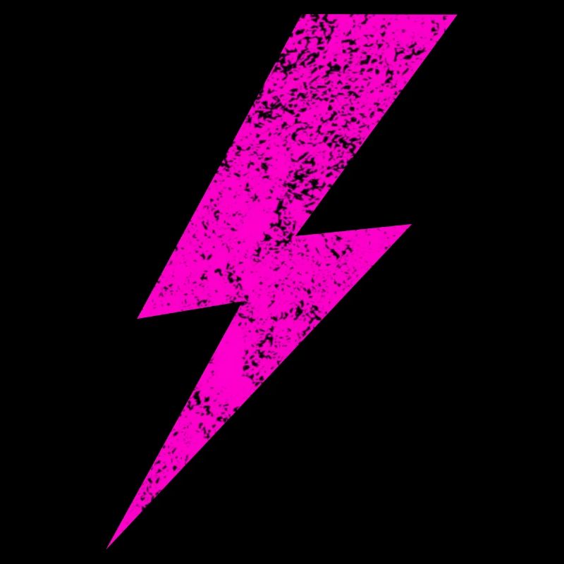 Bright Pink Lightning Motif