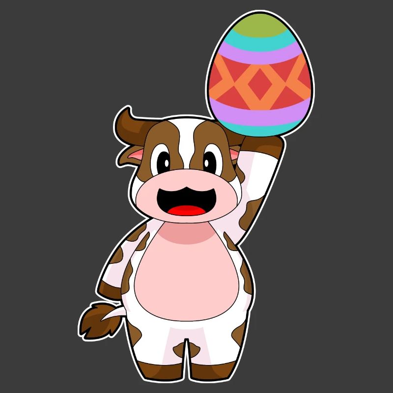 Cow Easter Easter Egg