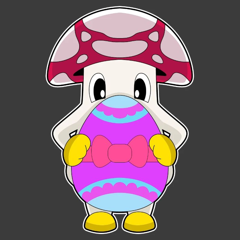 Mushroom Easter Easter Egg