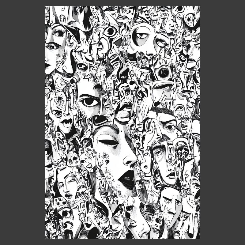 Mask Mosaic: Face Carousel