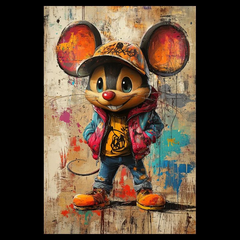 Graffiti Mouse Streetwear