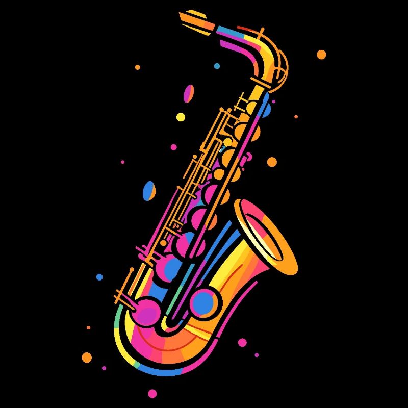 Retro Saxophone