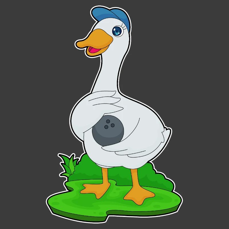Canard Bowling Boule de bowling