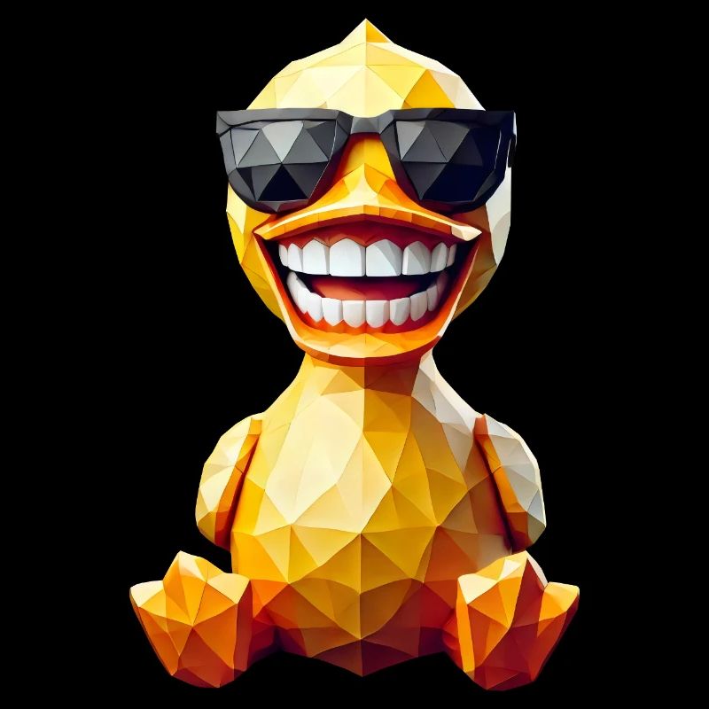 Gelbe Ente Sonnenbrille