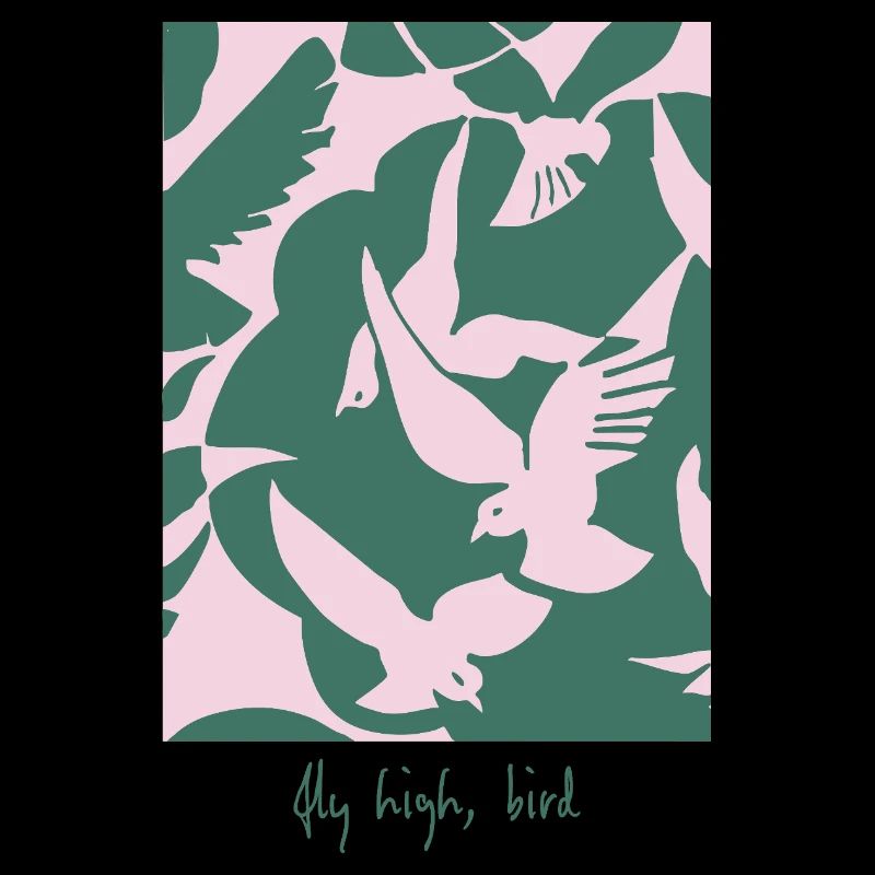 Fly High, Bird – Elegantes Vogel-Design