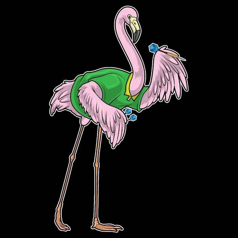 Flamingo Dart Dartpfeil