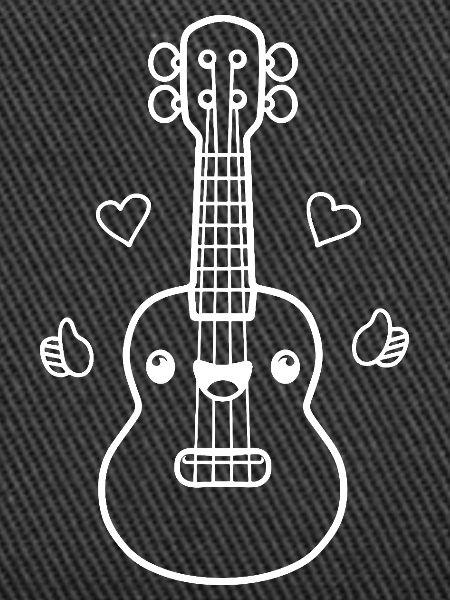 Ukulele Comic Look