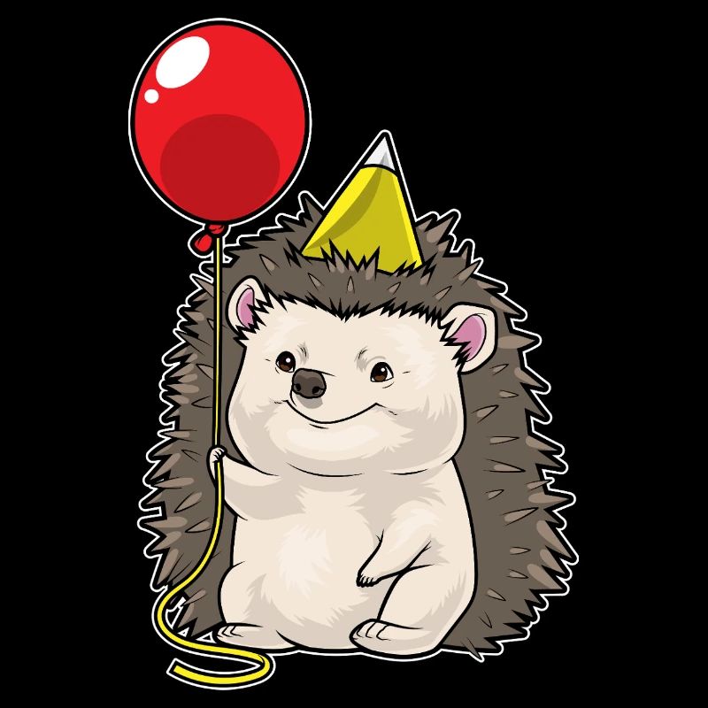 Ballon d’anniversaire hérisson