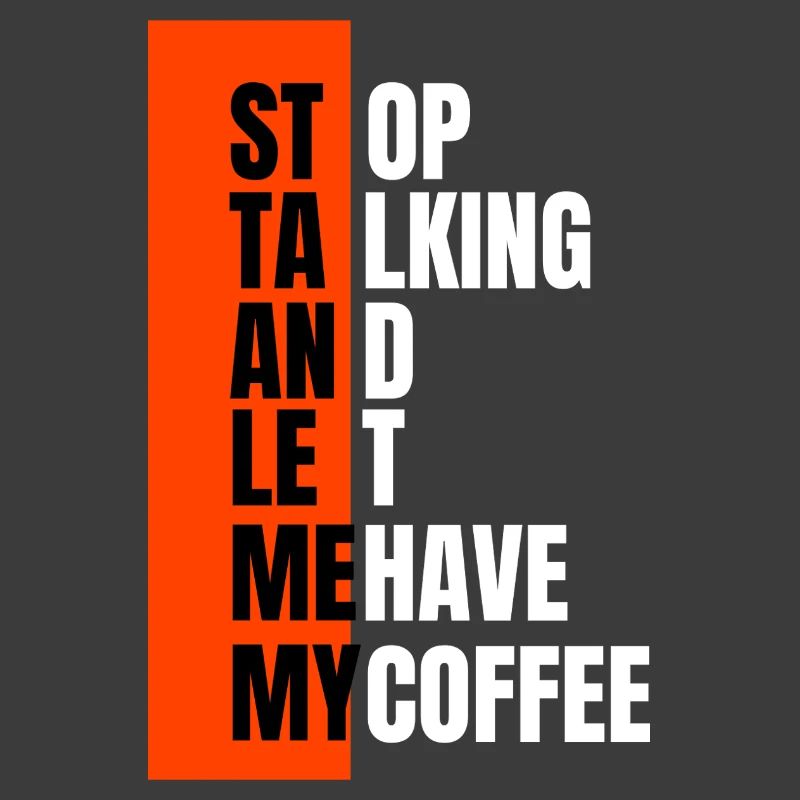 Stop talking – need coffee first