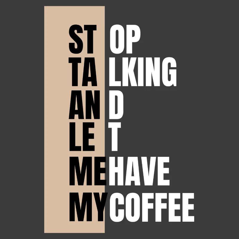 Stop talking – need coffee first