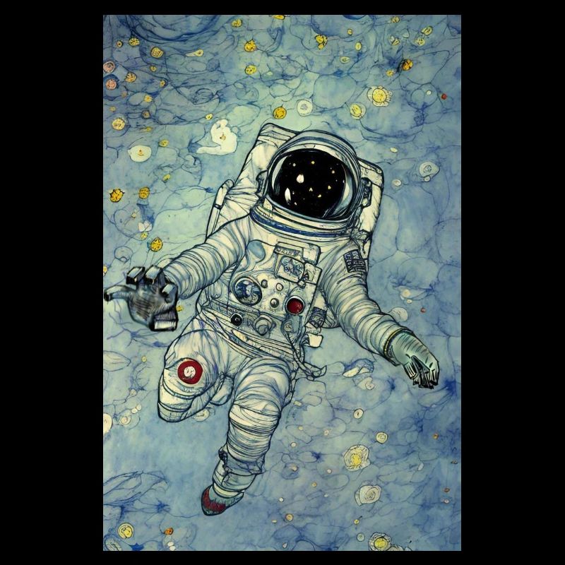 Astronaut mit Plasma2