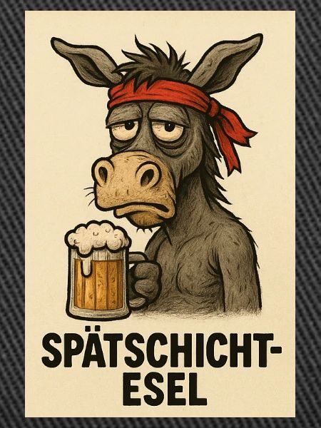 Spätschicht Esel