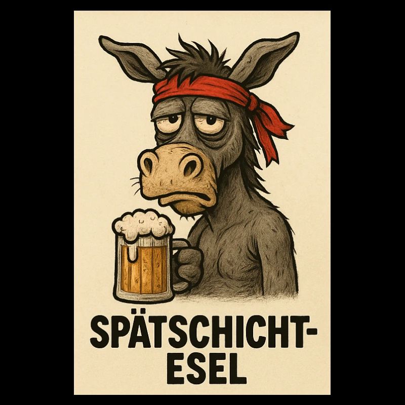 Spätschicht Esel